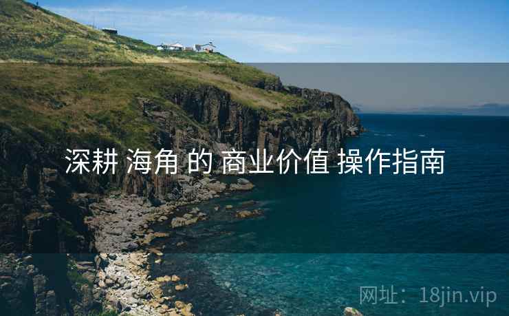 深耕 海角 的 商业价值 操作指南