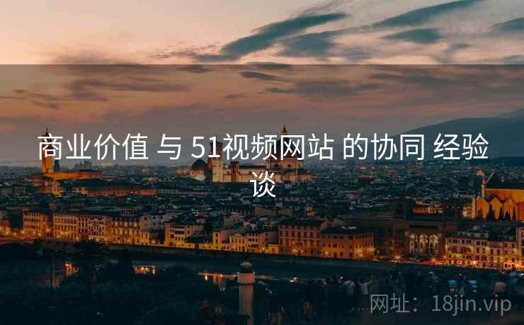 商业价值 与 51视频网站 的协同 经验谈 商业价值 与 51视频网站 的协同 经验谈